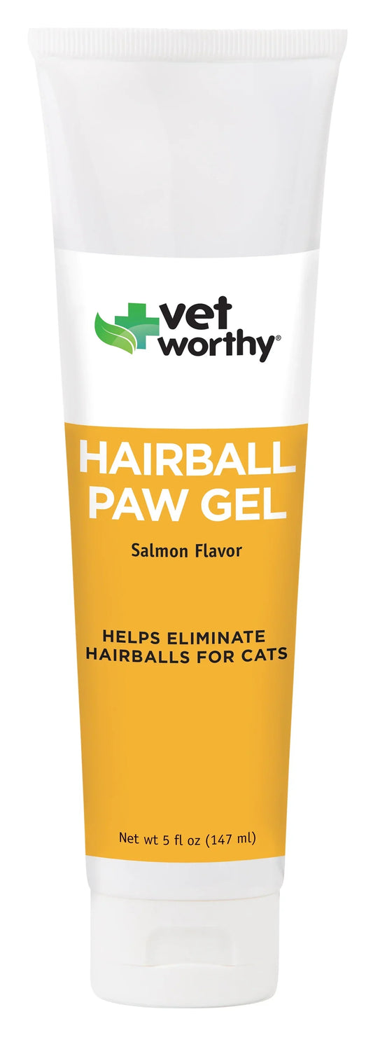 Vet Worthy Hairball Paw Gel for Cats 5-oz - Cat Laxatives & Hairball Treatments 1