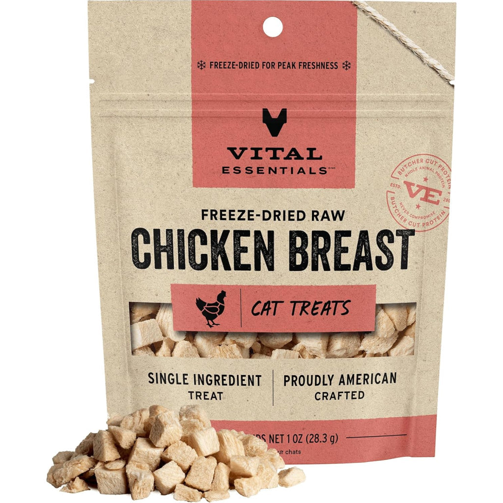 Vital Essentials Freeze-Dried Raw Chicken Breast Treats For Cat