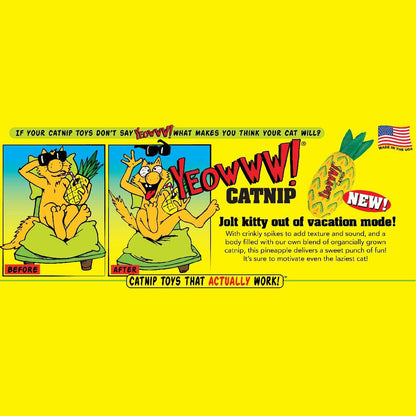 Yeowww! Catnip Pineapple Cat Toy